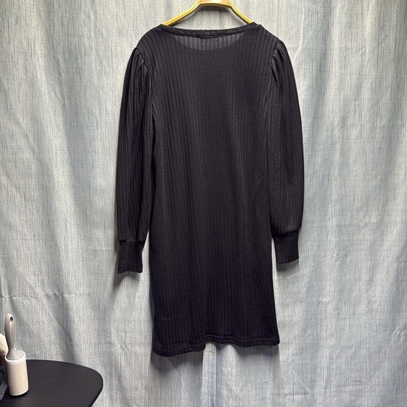 Zeagoo Classic Black Long Sleeve Dress size large NWT - Picture 6 of 8